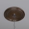 Ekena Millwork PVC Medallion (Canopies up to 11 1/2"), 19"OD x 3 1/2"ID x 1 1/2"P, Metallic Mystic Brown CMP19TRAMB - alternate 6